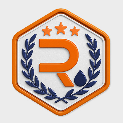 Parche en silicona 3D con logotipo en relieve.