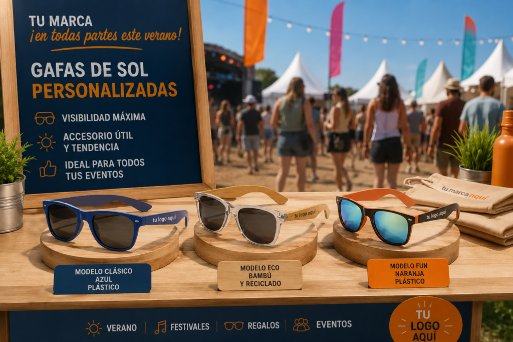 Gafas de sol personalizadas para publicidad y eventos de verano